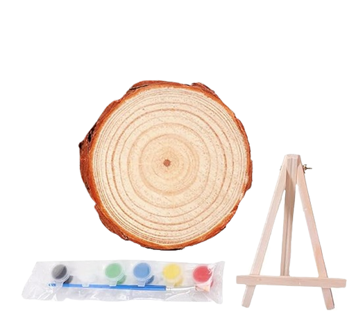 Arts and Crafts: Wooden Drawing Tools: With Paints and Easel