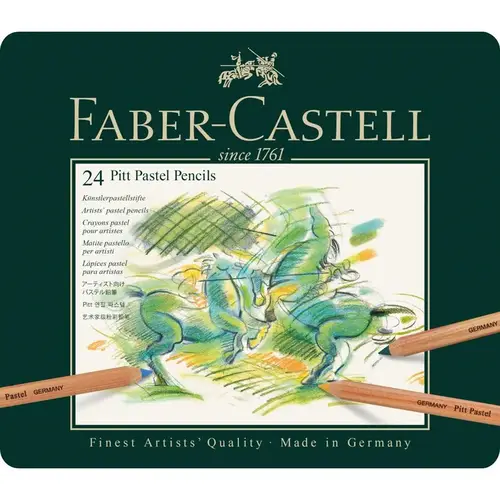 Faber-Castell PITT Pastel Pencils - Set of 24 color