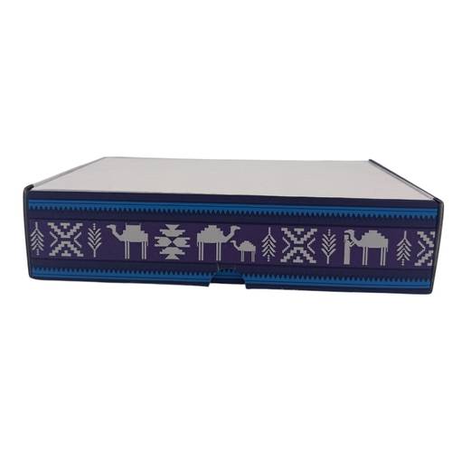 Sadu-style box: Purple color: 29X18X6.50cm