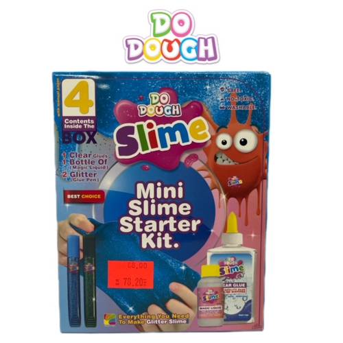 DO DOUGH SLIME: wonderful set for making slime: contains 4 packages 