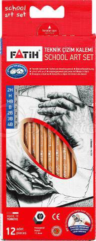 Fatih school art set : 12 pieces 