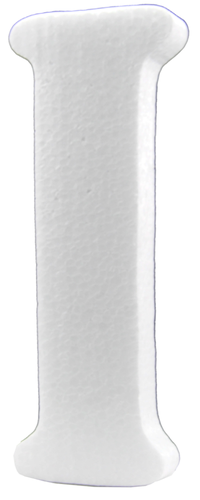 Styrofoam letter - I