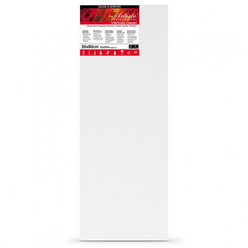 DALER ROWNEY : STRETCHED CANVAS : 30 x 80 CM : rectangular  : 350gsm