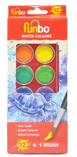 FUNBO:WATERCOLOR : 12 COLORS