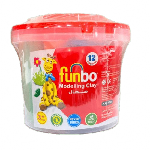 Funbo clay set 12 colours