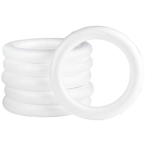  styrofoam ring set : 7 cm : 6 pcs