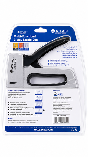 ATLAS : 3-in-1 Wood Staple Gun