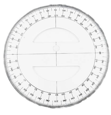 PROTRACTOR : 5 - 7/ 8 INCHEAS 