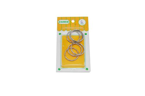 Circle key ring : 6 pcs