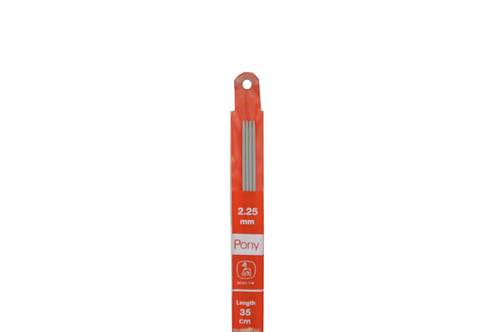 knitting needle : 35 cm :2.25 mm  