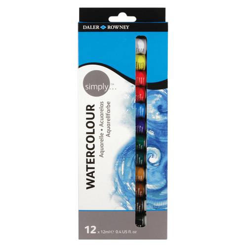 Daler Rowney Watercolour 12 x 12 ml