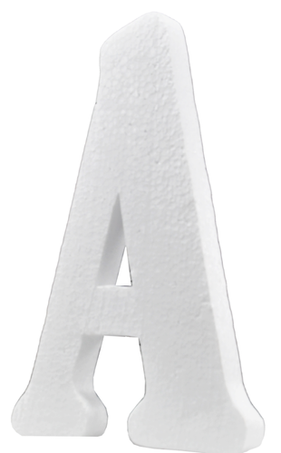 Styrofoam letter - A 
