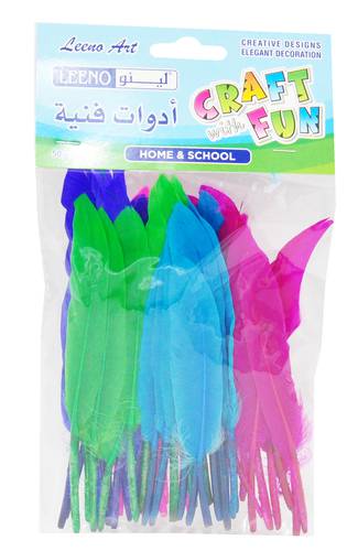 ريش ملون : 50 حبة 
