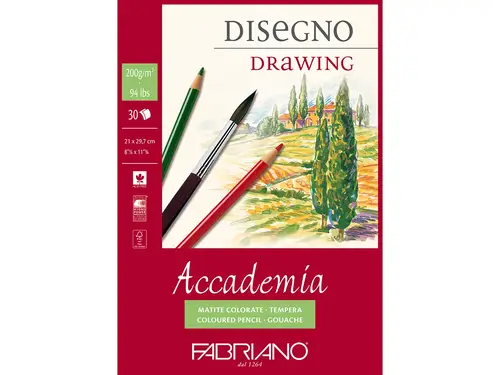 Fabriano :Accademia29,7cmx42cm:250gm