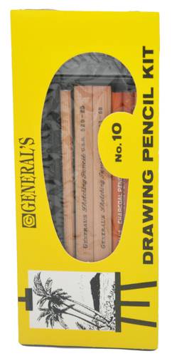 GENERALS DRAWING PENCIL KIT 10 
