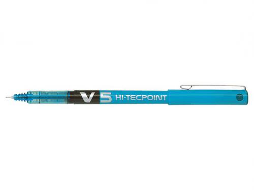 Hi-Tecpoint V5 - Liquid Ink Rollerball pen - Sky Blue  