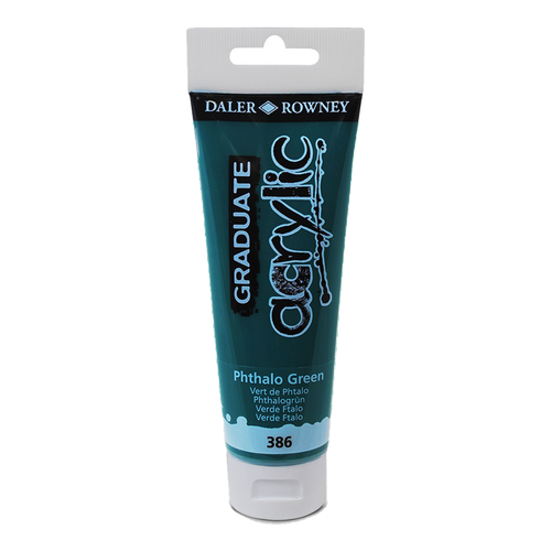 DALER ROWNEY - الوان اكريليك- 120ML - PHTHALO GREEN