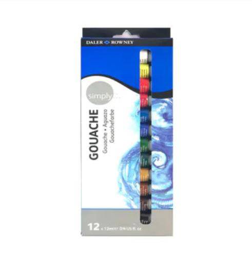 Daler Rowney gouache paint 12 x 12 ml 