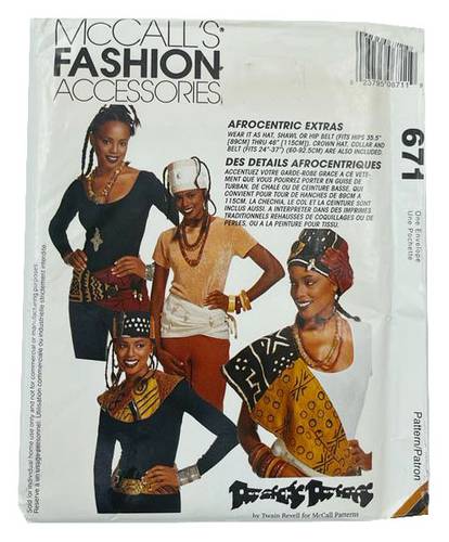 McCALLS FASHON ACCESSORIES :PATTRON 