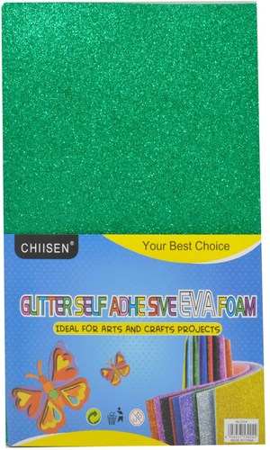 Glitter foam : A4:10 pcs 