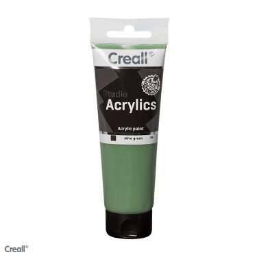Creall-studio acrylics olive green 