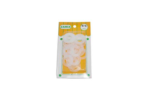 plastic circle ring : 24 pcs 