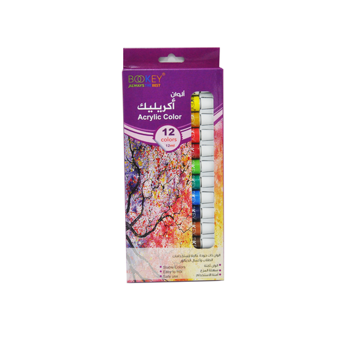 Bookey Acrylic color : 12 colors 