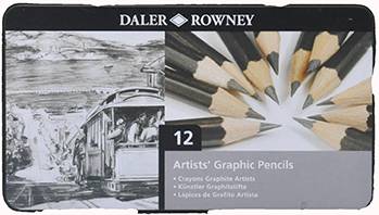 DALER ROWNEY: ألوان خشبية : 12 
