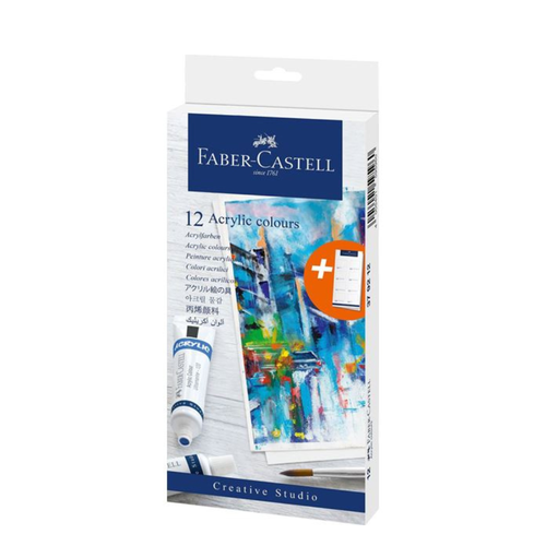 FABER CASTELL :acryliccolour : 12 colours
