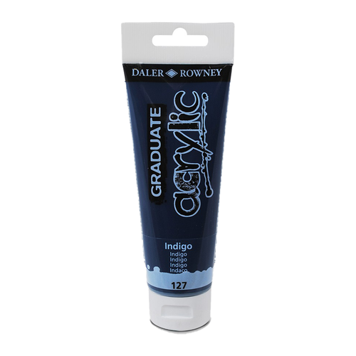 DALER ROWNEY : GRADUATE ACRYLIC PAINT : 120ML : INDIGO