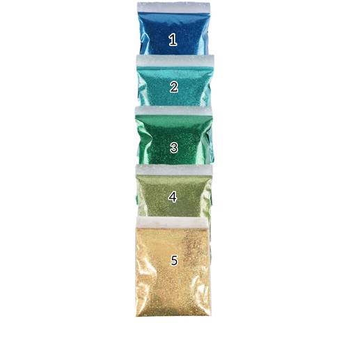 Glitter powder: Available in different colors: 50 gm