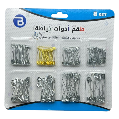 دبابيس مشبك - ستانلس ستيل