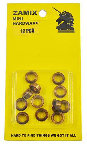 METAL EYELETS OF  SCRAPBOOKING : 12 PCS