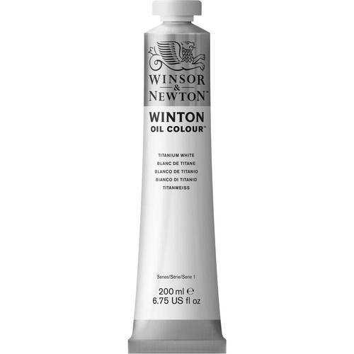 Winsor & Newton - الوان زيتية : Titanum white : ٢٠٠ مل 