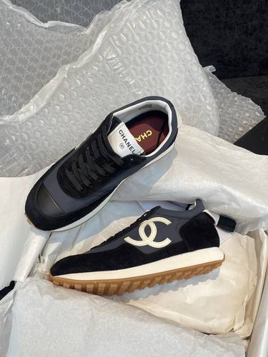 New Chanel  sneakers  black