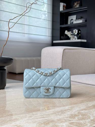 Chanel light blue lamp skin