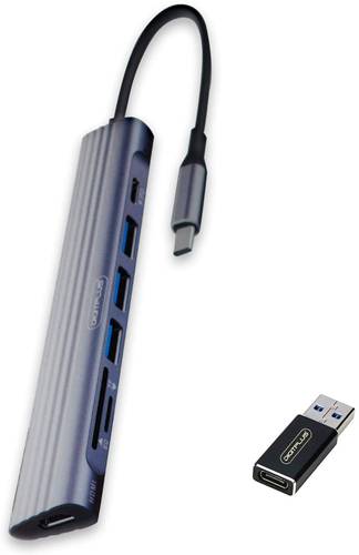 محول من Type-C إلى HDMI رمادي 8 × 1 ديجت بلس