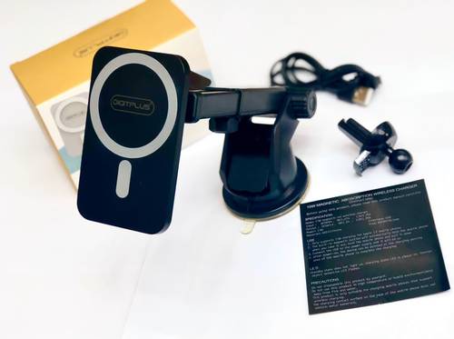 قاعدة جوال و شاحن لاسلكي للسيارة مغناطيسي يدعم MagSafe ديجيت بلس 20 وات DP-WN16