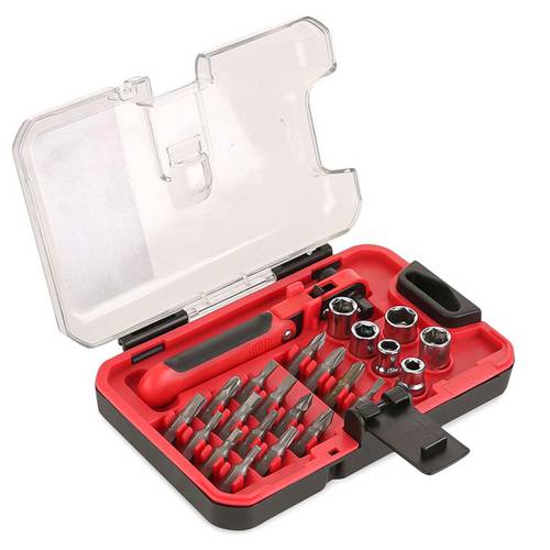 Ratchet Screwdriver and Bits Set (Pack of 23)