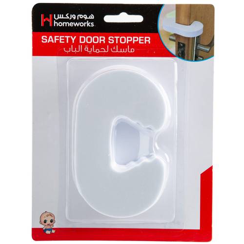 Safety Door Stopper White
