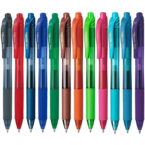 Pentel طقم اقلام جل 0.7 ملم 7+3 مجاناً بنتل  PE-BL107-10F