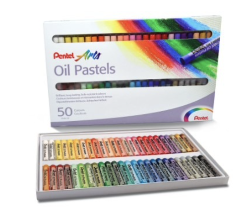 Pentel oil pastels 50 color