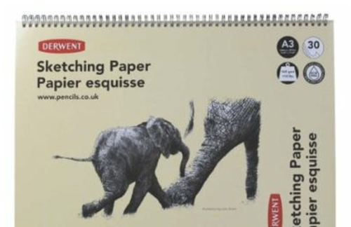 Derwent sketching paper a3-30sh-165gsm
