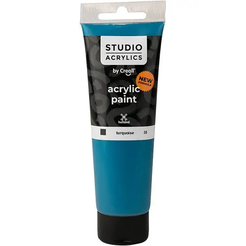 Creall studio acrylic لون أكريليك تركواز 35 - 120m