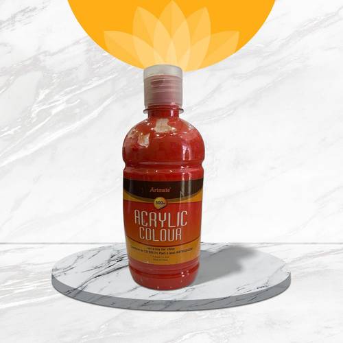 Artmate Acrylis 500m لون برتقالي