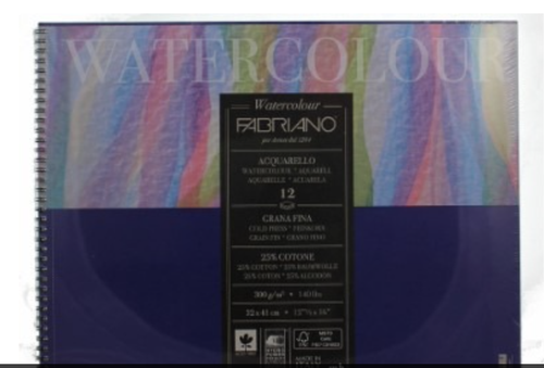 Fabriano watercolor  32*41cm - 12sh-300gsm