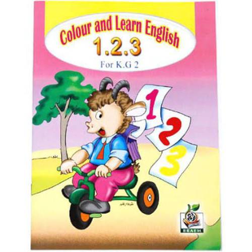 Colour and learn english 1.2.3 كتاب