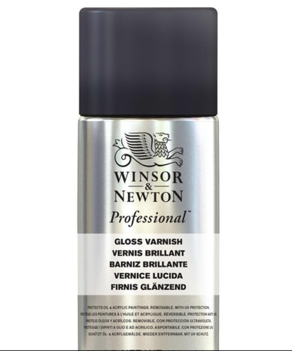 Winsor&newton gloss varnish spray بخاخ ورنيش لماع