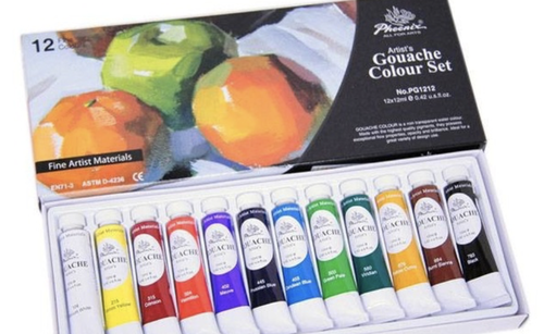Phoenix gouache color 12 الوان غواش