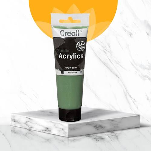 Creall Studio Acrylic Paint | ألوان أكريلك رقم 59 أخضر زيتوني